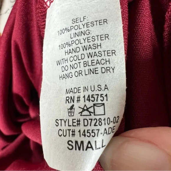 Altar'd State Womens Floral Maxi Dress Short Sleeve Off the Shoulder Lined Small - Picture 11 of 11